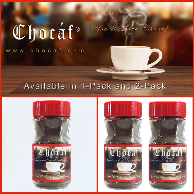 Chocaf is available in 1-Pack and 2-Pack at Amazon and Ebay